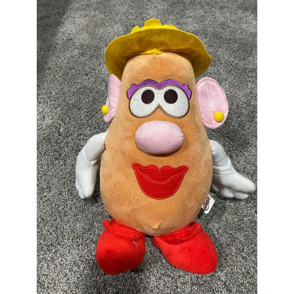 Hasbro Mrs Potato Head Plush Stuffed Toy 2013 Sound Star Ltd Yellow Hat